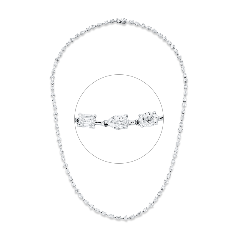 Collier 18 kt WG