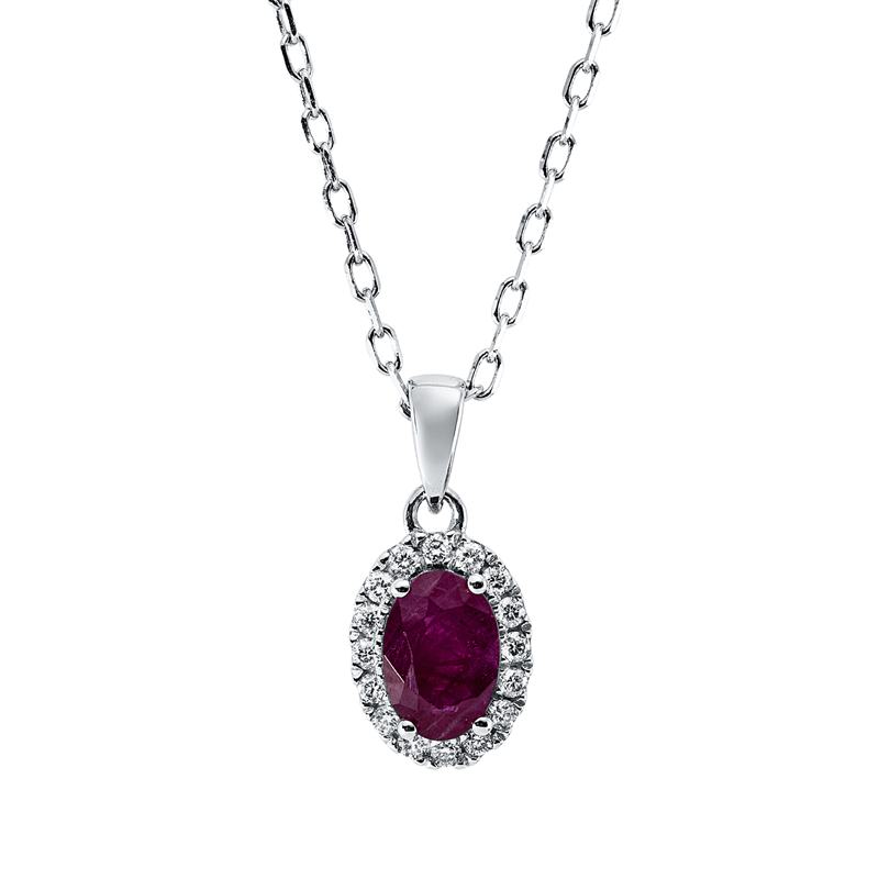 Collier 4er-Krappe 18 kt WG, mit ZÖ 42 cm