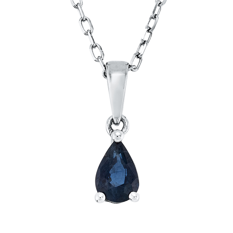 Collier 18 kt WG, mit Öse