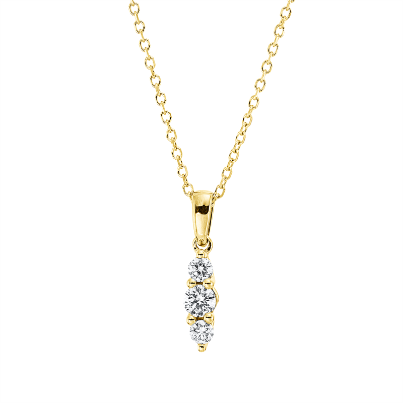 Collier 18 kt GG, mit ZÖ 40 cm, 42cm