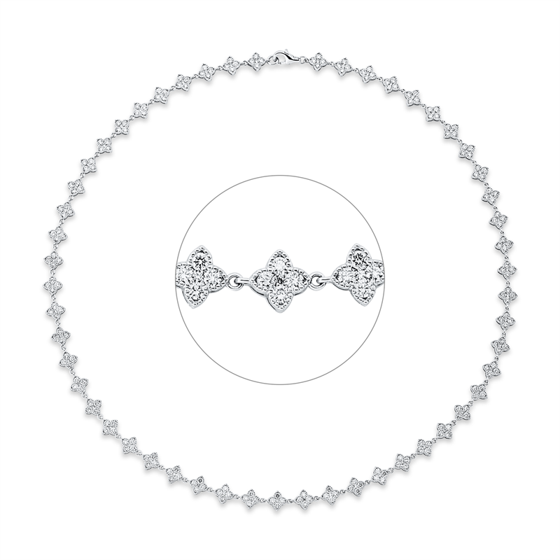Collier 18 kt WG