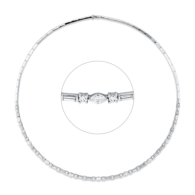 Collier 18 kt WG