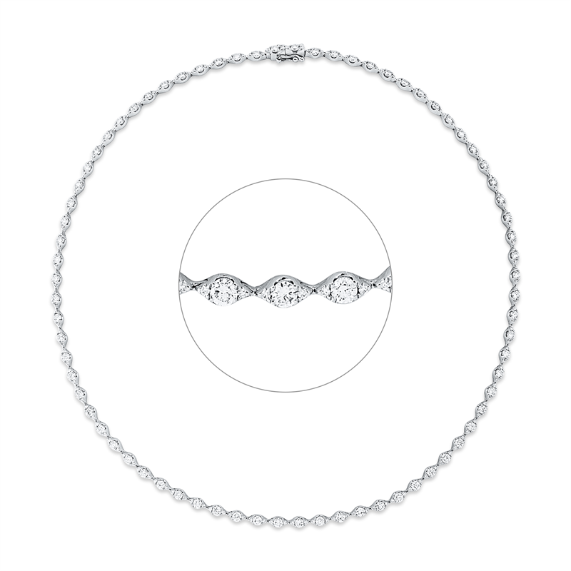 Collier 18 kt WG