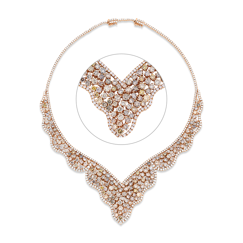 Collier 18 kt RG