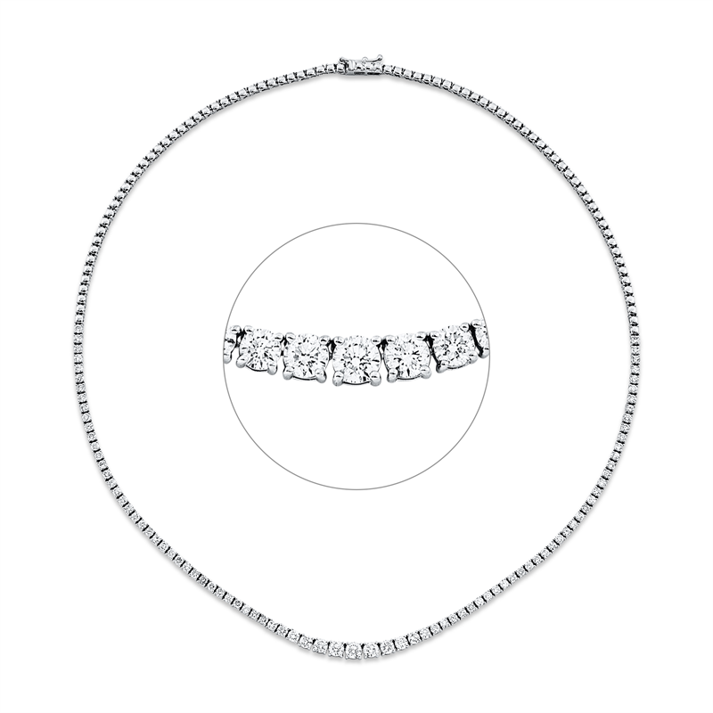 Collier 18 kt WG