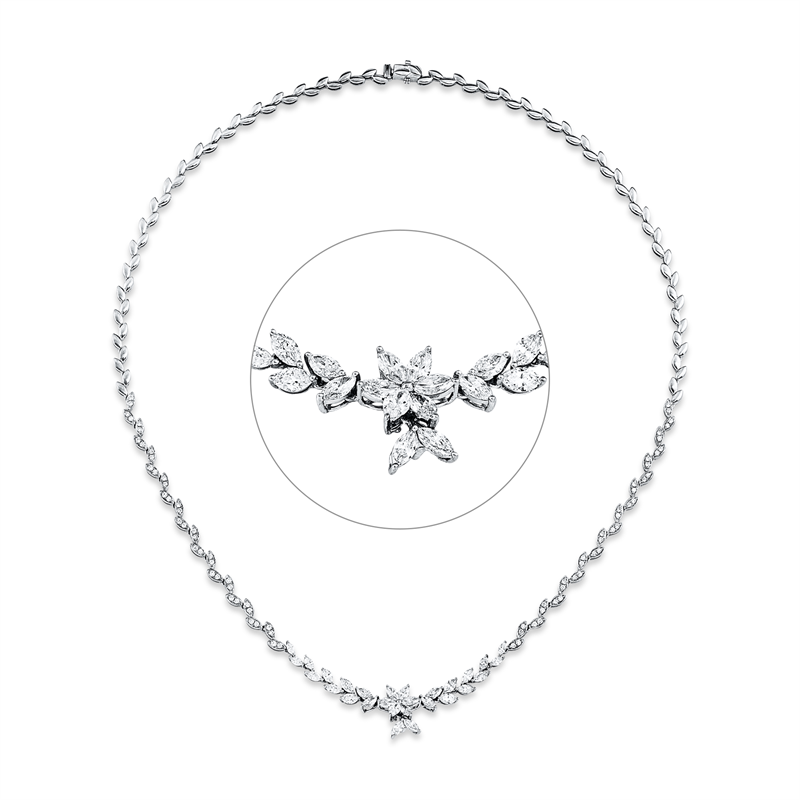 Collier 18 kt WG