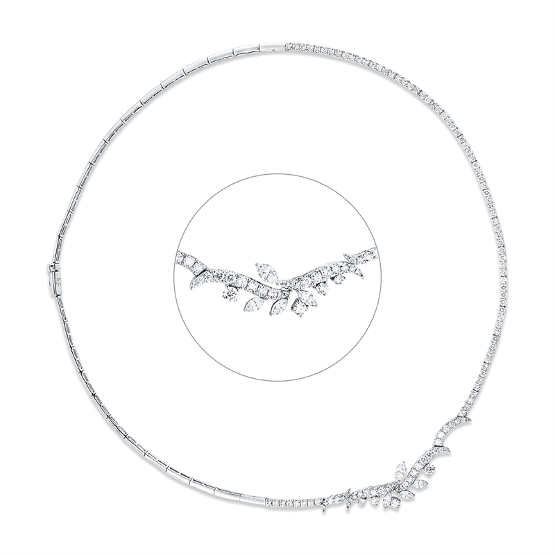 Collier 18 kt WG