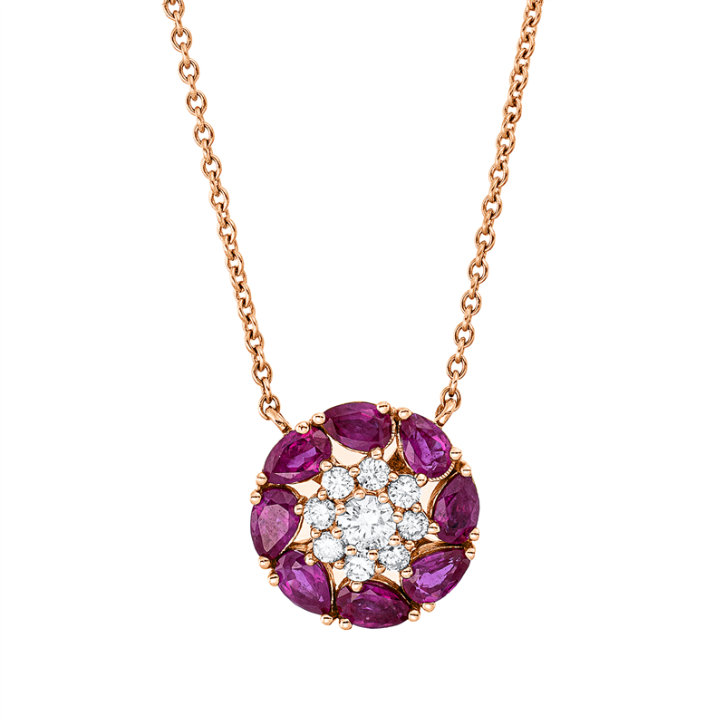 Collier 18 kt RG