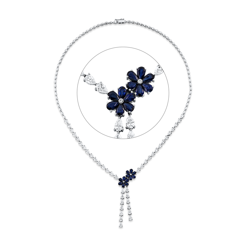 Collier 18 kt WG