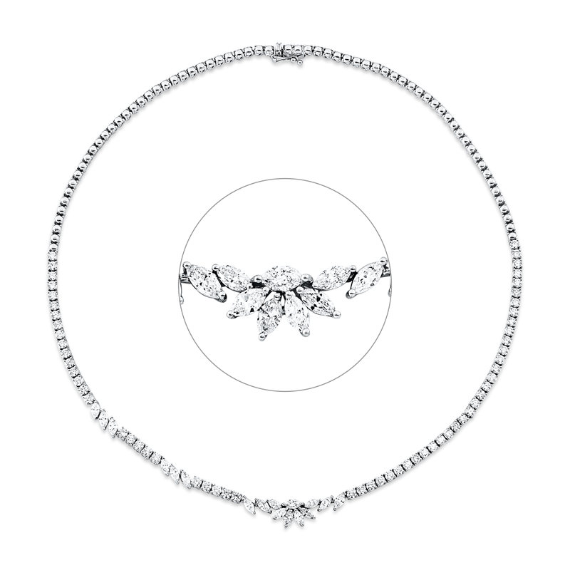 Collier 18 kt WG