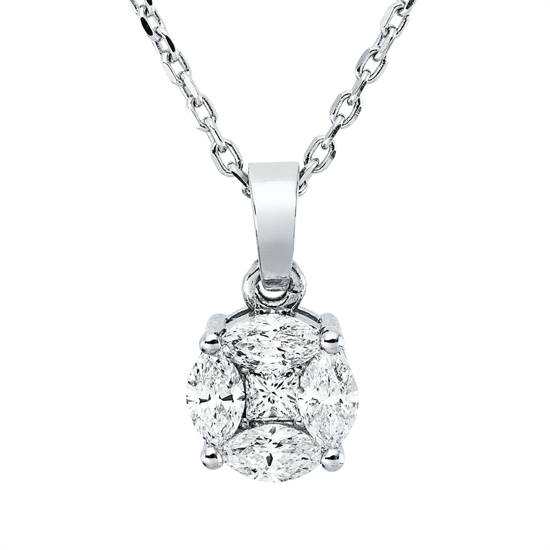 Collier 18 kt WG