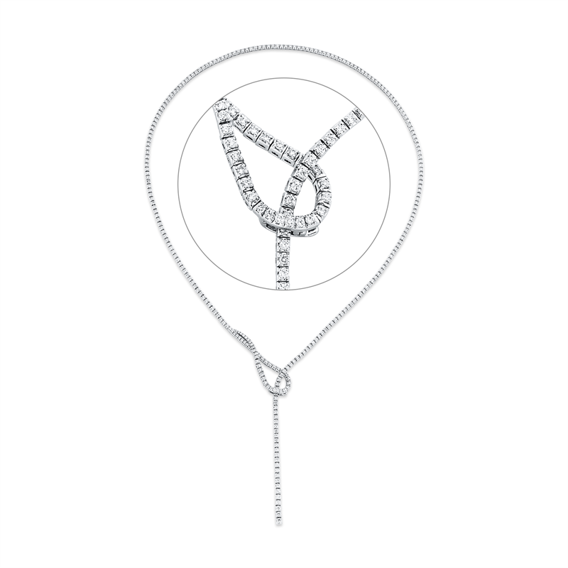 Collier 18 kt WG