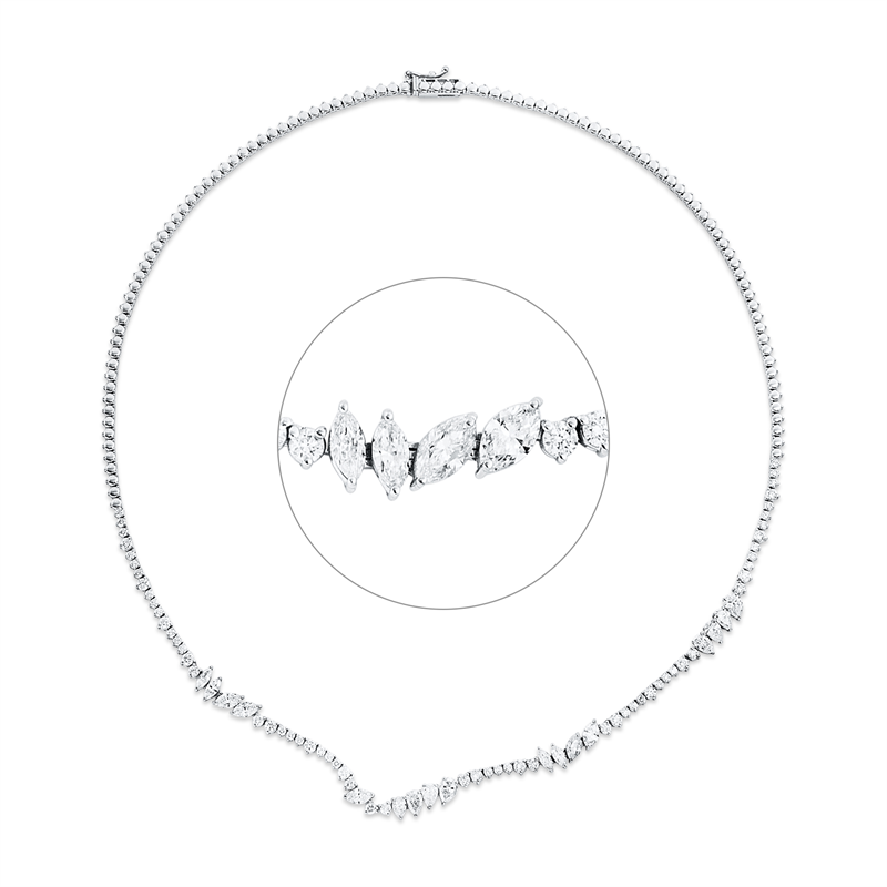 Collier 18 kt WG