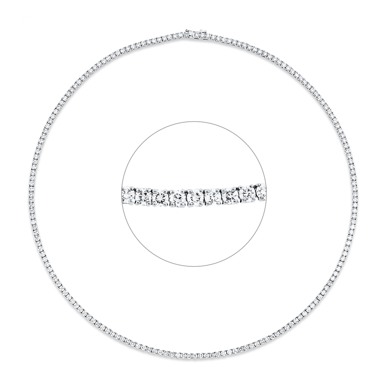 Collier 4er-Krappe 18 kt GG