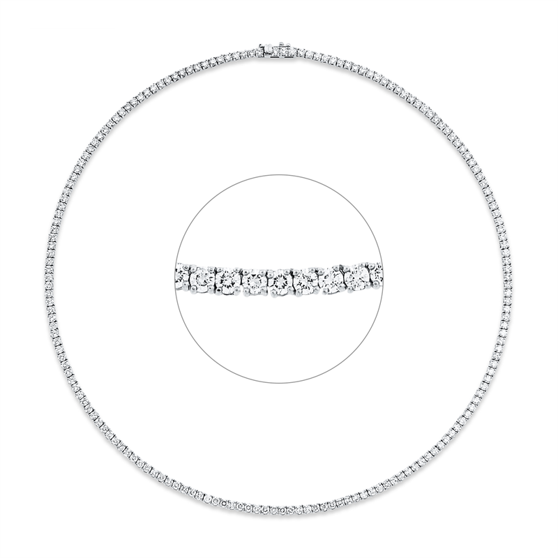Collier 4er-Krappe 18 kt GG