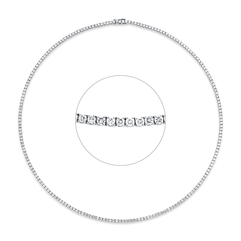 Collier 4er-Krappe 18 kt GG