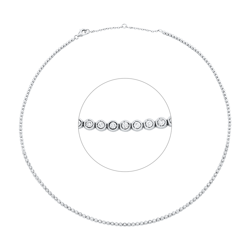 Collier Zarge 18 kt WG