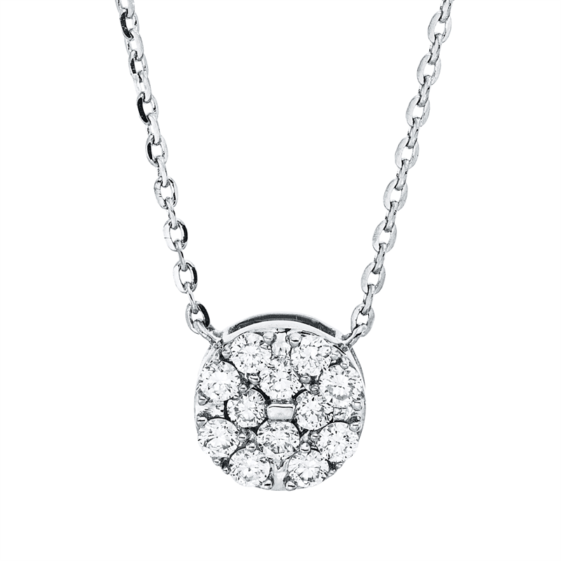 Collier 18 kt GG, mit ZÖ 40 cm + 43 cm