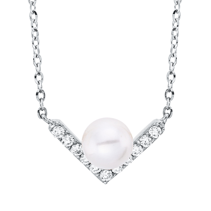 Collier 18 kt GG, mit ZÖ 40 cm + 43 cm