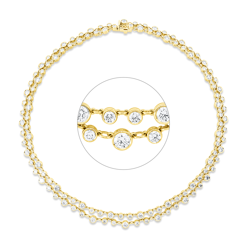 Collier 18 kt GG