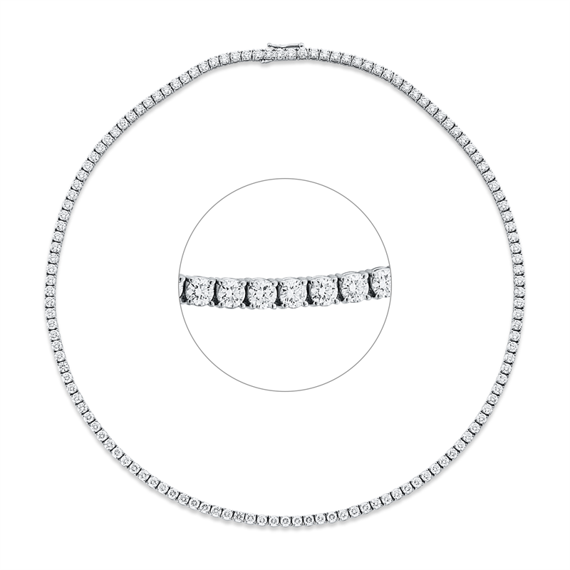 Collier 4er-Krappe 18 kt GG, Premium Edition