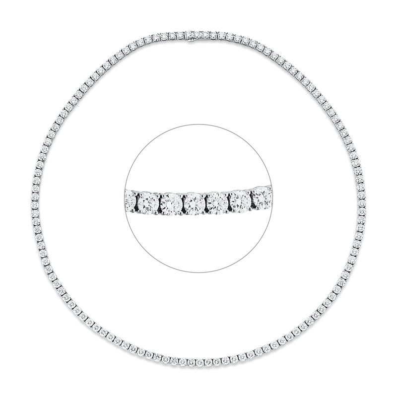 Collier 4er-Krappe 18 kt GG, Premium Edition