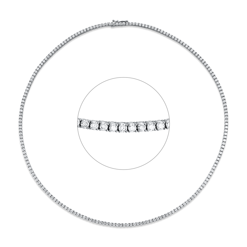 Collier 4er-Krappe 18 kt GG, Premium Edition