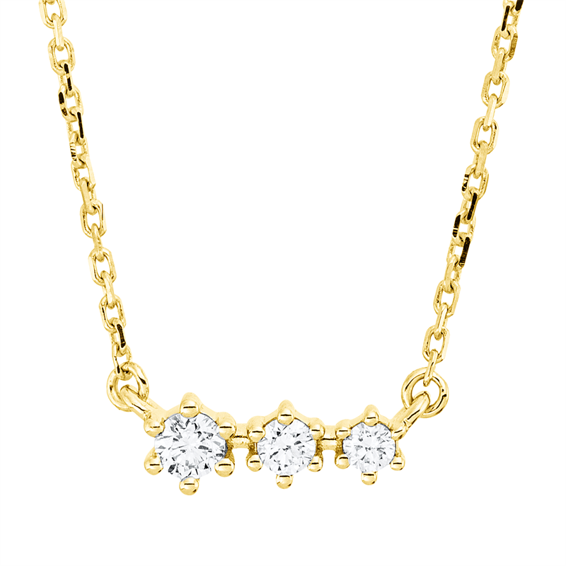 Collier 18 kt GG, mit ZÖ 42 cm