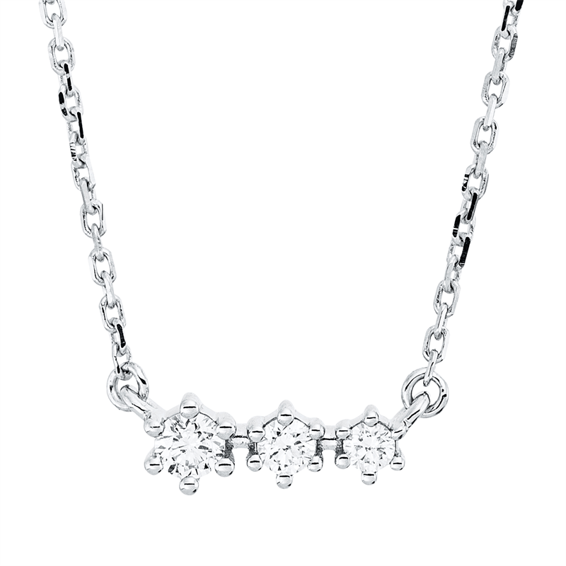 Collier 18 kt GG, mit ZÖ 42 cm