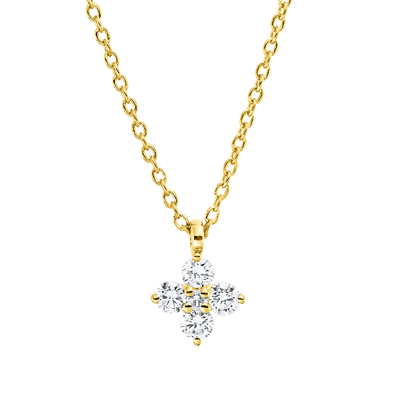 Collier 18 kt GG, mit ZÖ 42 cm