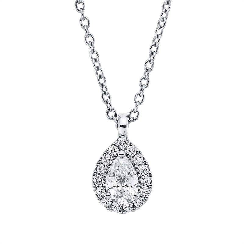 Collier 3er-Krappe 18 kt GG, mit ZÖ 42 cm