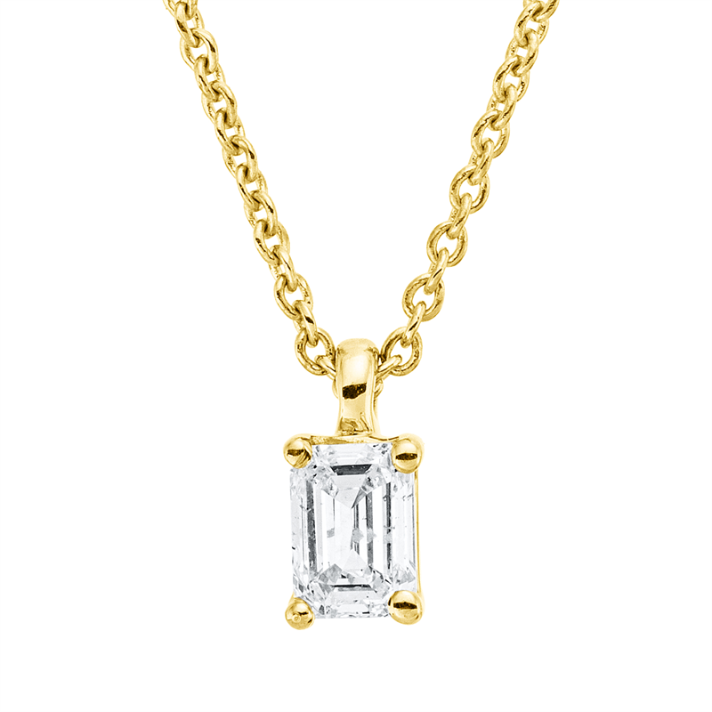 Collier 4er-Krappe 18 kt GG, mit ZÖ 42 cm