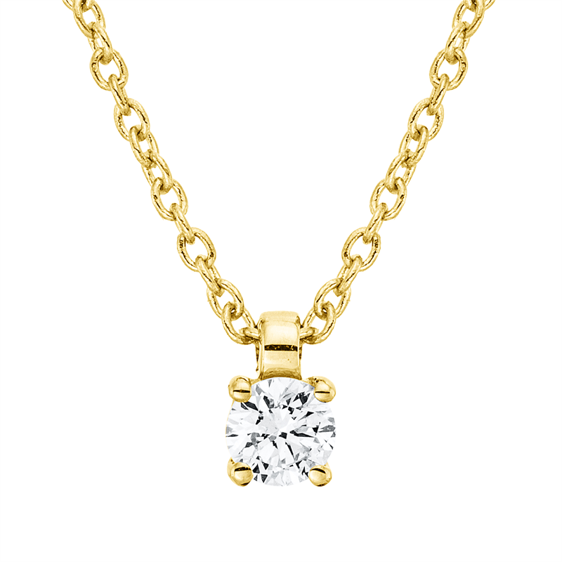 Collier 4er-Krappe 18 kt GG, mit ZÖ 42 cm