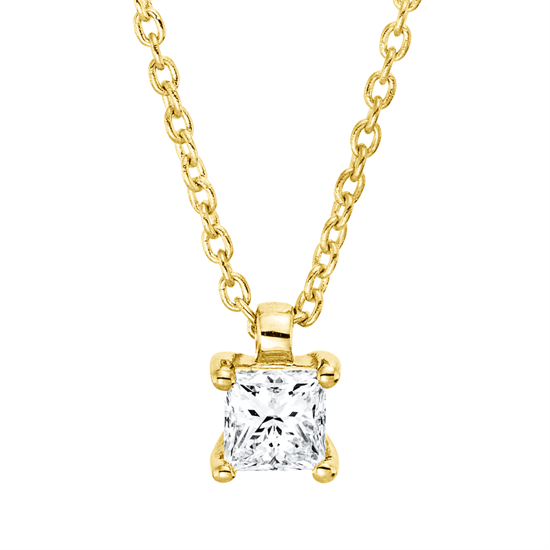 Collier 4er-Krappe 18 kt GG, mit ZÖ 42 cm
