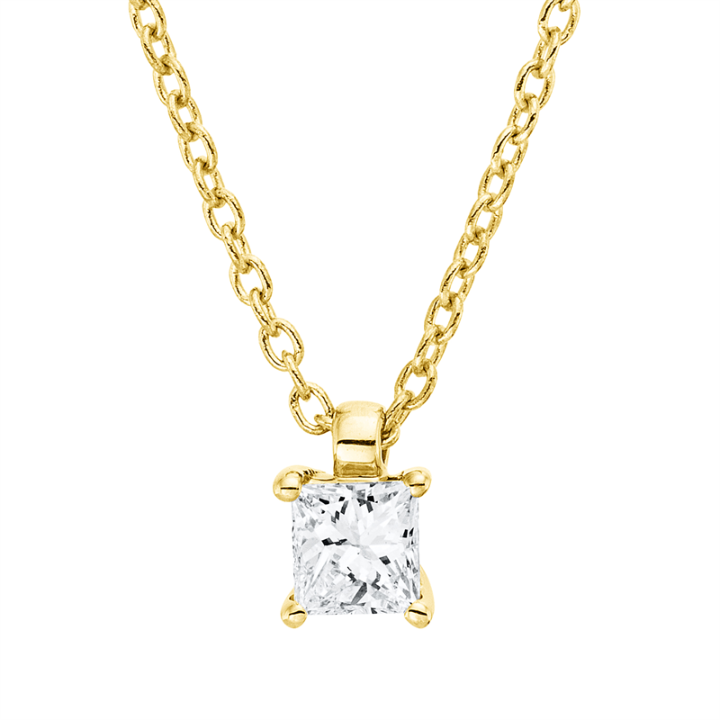 Collier 4er-Krappe 18 kt GG, mit ZÖ 42 cm