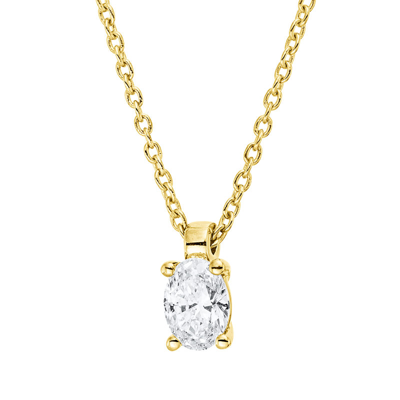 Collier 4er-Krappe 18 kt GG, mit ZÖ 42 cm