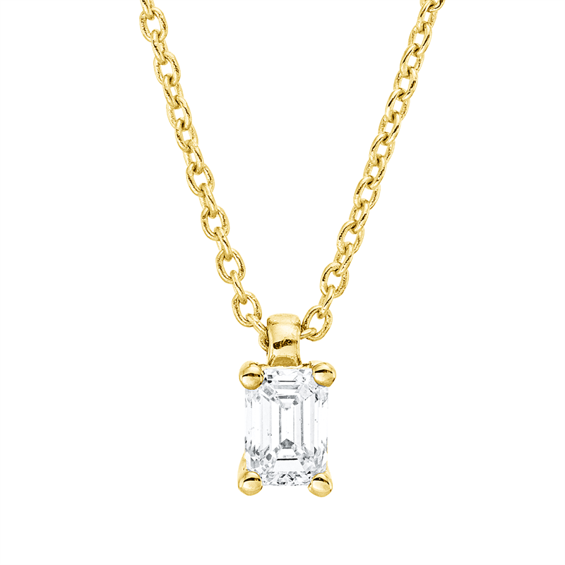 Collier 4er-Krappe 18 kt GG, mit ZÖ 42 cm