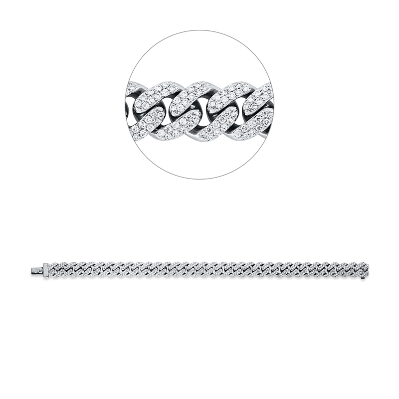 Armband 18 kt GG+WG