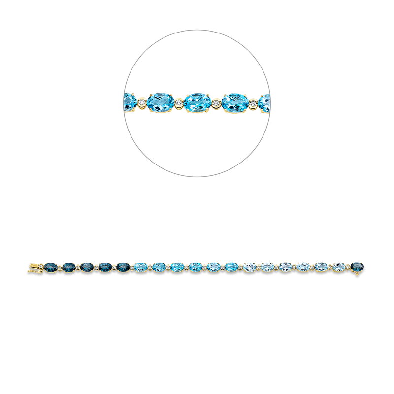 Armband 14 kt GG