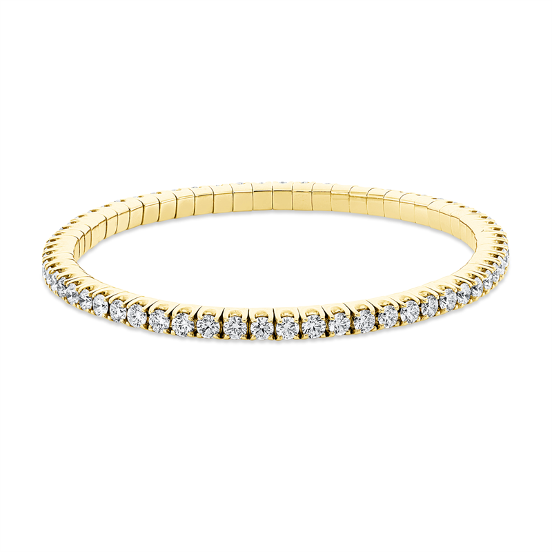 Armband 4er-Krappe 18 kt GG, Flex-Band, variabel