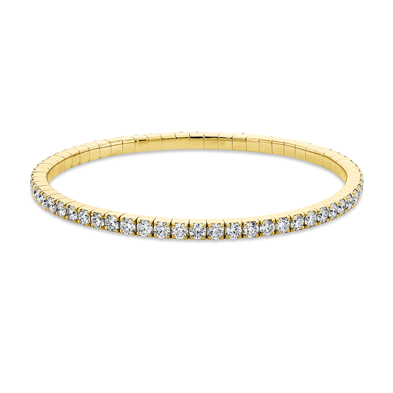 Armband 4er-Krappe 18 kt GG, Flex-Band, variabel
