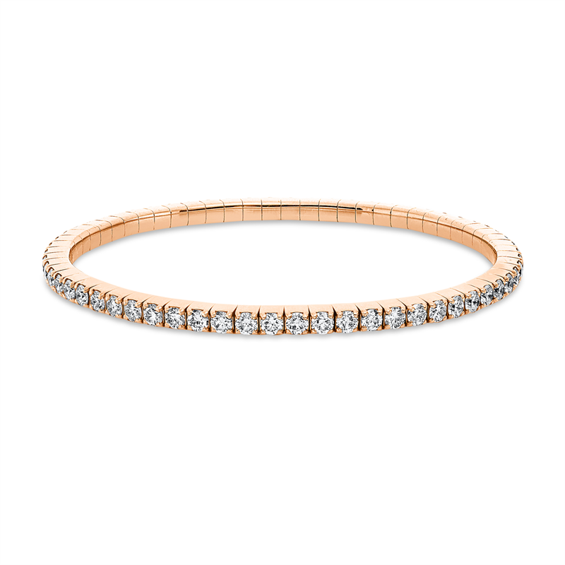 Armband 4er-Krappe 18 kt GG, Flex-Band, variabel