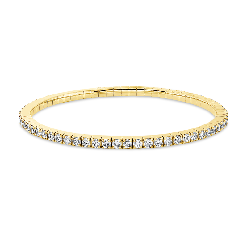 Armband 4er-Krappe 18 kt GG, Flex-Band, variabel