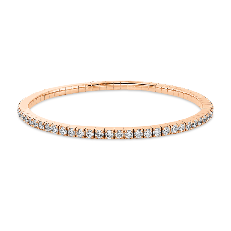 Armband 4er-Krappe 18 kt GG, Flex-Band, variabel