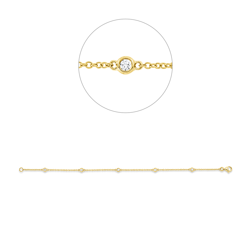Armband Zarge 18 kt GG