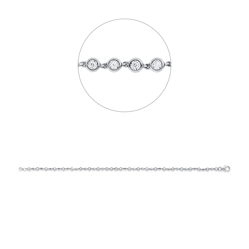 Armband 18 kt WG