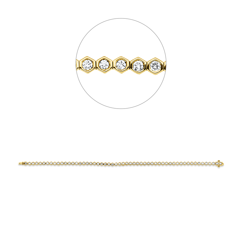 Armband Zarge 18 kt GG
