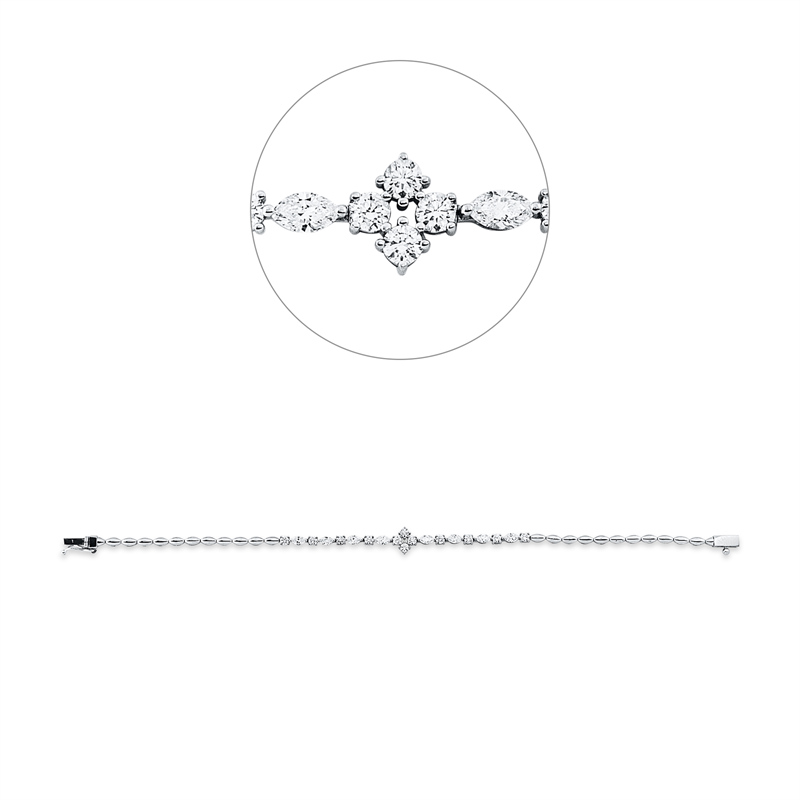 Armband 18 kt WG