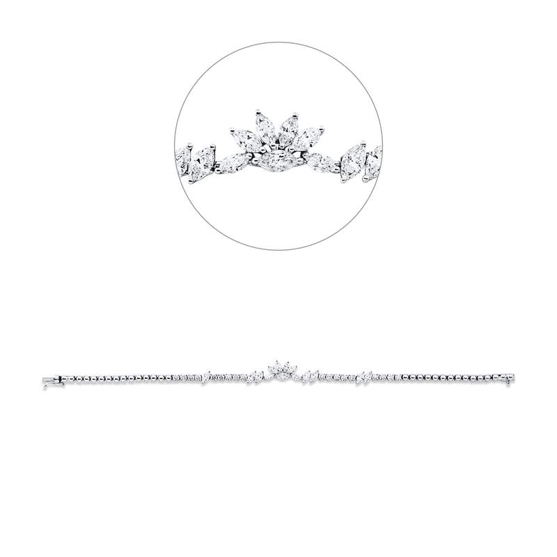 Armband 18 kt WG
