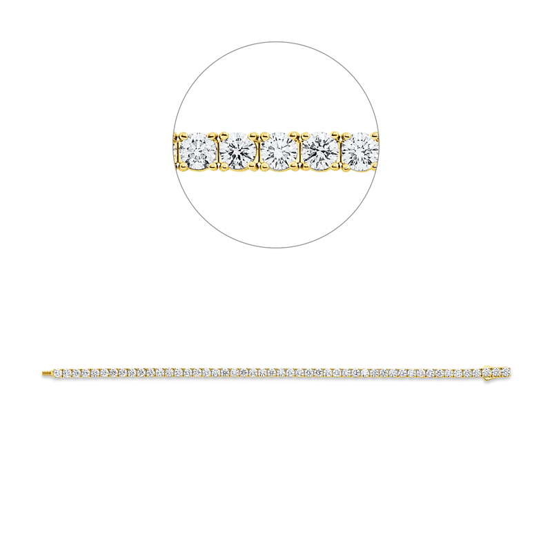 Armband 4er-Krappe 18 kt GG, Premium Edition
